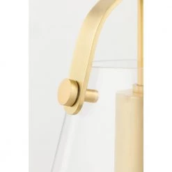 Karin 1-light Aged Brass Extra Large Pendant with Clear Glass Shade by Mitzi by Hudson Valley Lighting -Maxax Elegant store aged brass mitzi by hudson valley lighting chandeliers h162701xl agb 4f 1000