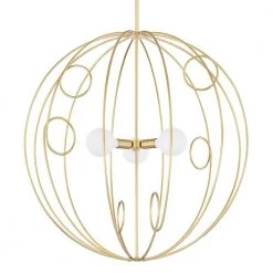 Alanis 3-Light Aged Brass Large Pendant by Mitzi by Hudson Valley Lighting