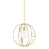 Alanis 1-Light Aged Brass Small Pendant by Mitzi by Hudson Valley Lighting