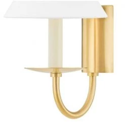 Lenore 1-Light Aged Brass Wall Sconce by Mitzi by Hudson Valley Lighting -Maxax Elegant store aged brass mitzi by hudson valley lighting vanity lighting h464101 agb 4f 1000
