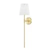 Demi 1 Aged Brass LED Wall Sconce by Mitzi by Hudson Valley Lighting