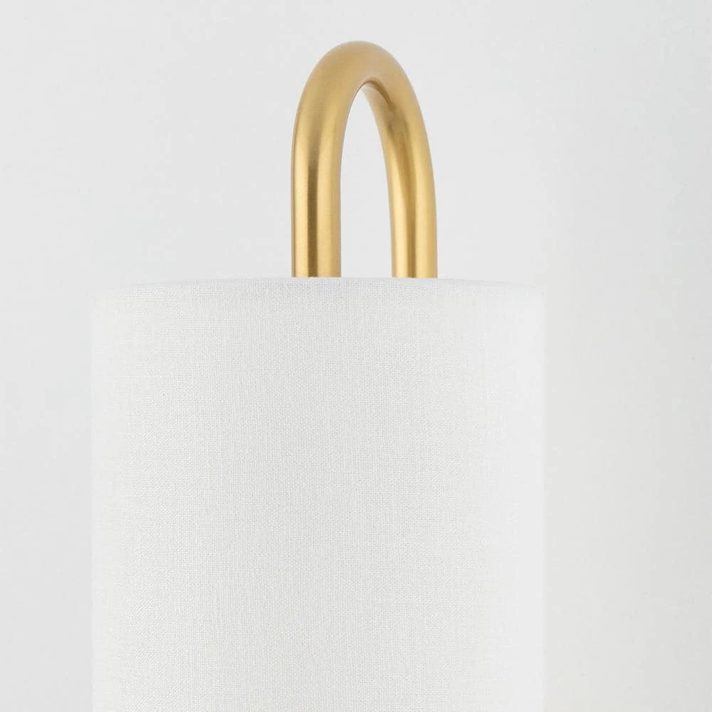 Freda 1-Light Aged Brass Wall Sconce by Mitzi by Hudson Valley Lighting 5 Freda 1-Light Aged Brass Wall Sconce by Mitzi by Hudson Valley Lighting - Image 5