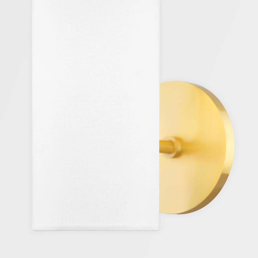 Freda 1-Light Aged Brass Wall Sconce by Mitzi by Hudson Valley Lighting 6 Freda 1-Light Aged Brass Wall Sconce by Mitzi by Hudson Valley Lighting - Image 6