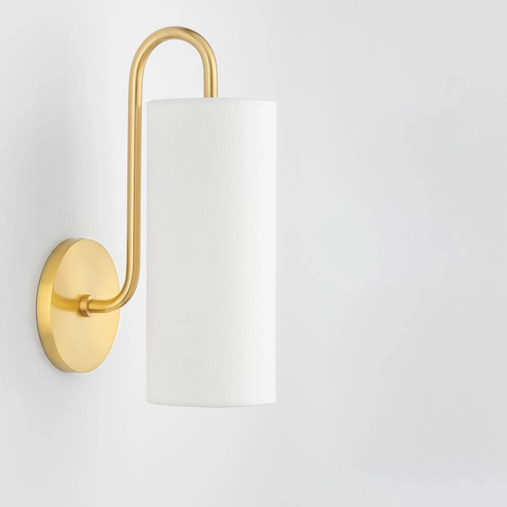 Freda 1-Light Aged Brass Wall Sconce by Mitzi by Hudson Valley Lighting 3 Freda 1-Light Aged Brass Wall Sconce by Mitzi by Hudson Valley Lighting - Image 3