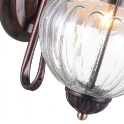 Topeka Ancient Red 12.6'' H Hardwired Hammered Glass Outdoor Wall Lantern Sconce (Set of 2) by Maxax -Maxax Elegant store ancient red maxax outdoor sconces o2003 w fa 1000