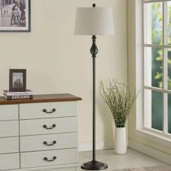 Chicago 62.5 in. Black Floor Lamp by Maxax