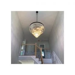 Annapolis 12-Light Black/Clear Unique Tiered Chandelier with Crystal Accents by Maxax 14 Annapolis 12-Light Black/Clear Unique Tiered Chandelier with Crystal Accents by Maxax -Maxax Elegant store black clear maxax chandeliers mx155205 p 1d 1000