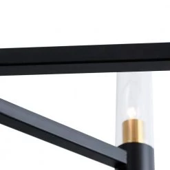 Bismarck 8-Light Black / Gold Candle Style and Shaded Classic/Traditional Chandelier With Wrought Iron Accents by Maxax -Maxax Elegant store black gold maxax chandeliers mx19126 8bg p 1f 1000