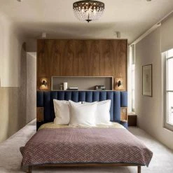 Portland 4-Light 15 in. Black/Gold Simple Bowl Flush Mount With Crystal Shade by Maxax -Maxax Elegant store black gold maxax flush mount lights mx19132 4bg c 44 1000