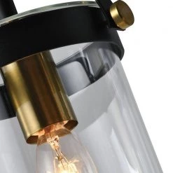 Houston 22.05 in. 3 -Light Black/Gold Vanity Light Dimmable by Maxax -Maxax Elegant store black gold maxax vanity lighting d155 3b4 fa 1000