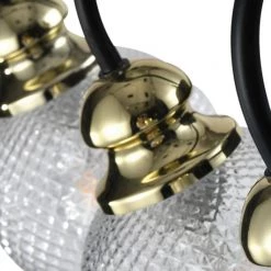 Houston 22.44 in. 3-Light Dimmable Black/Gold Wall Sconce by Maxax 13 Houston 22.44 in. 3-Light Dimmable Black/Gold Wall Sconce by Maxax -Maxax Elegant store black gold maxax vanity lighting d159 3b6 44 1000