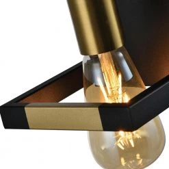 Houston 1-Light Black and Gold Wall Sconce by Maxax -Maxax Elegant store black gold maxax wall sconces d154 1c6 44 1000