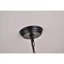 Miami 6-Light Matte Silver Sweep Black Candle Style Geometric Chandelier by Maxax -Maxax Elegant store black matte silver sweep black maxax chandeliers mx19063 6 p fa 1000