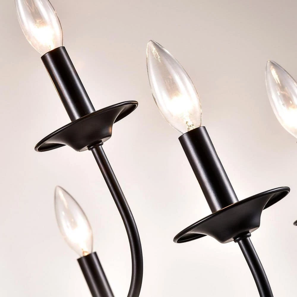 Boise 9-Light Rusty Candle Style Classic/Traditional Chandelier by Maxax 5 Boise 9-Light Rusty Candle Style Classic/Traditional Chandelier by Maxax - Image 5