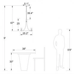 Bismarck 5-Light Black Candle Style Wagon Wheel Chandelier with Wrought Iron Accents by Maxax -Maxax Elegant store black maxax chandeliers mx19025 5 p 40 1000