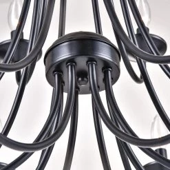 Boise 12 -Light Candle Style Classic Chandelier with Wrought Iron Accents by Maxax -Maxax Elegant store black maxax chandeliers mx19071 12 p 4f 1000