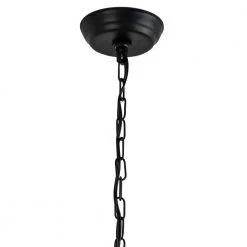 Alaska 8-Light Black/Gold Lantern and Candle Style Geometric Black and Gold Chandelier With Wrought Iron Accents by Maxax -Maxax Elegant store black maxax chandeliers mx19117 8bg p 1f 1000