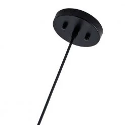 Brecksville 1-Light Black Single Drum Pendant with Crystal Accents by Maxax -Maxax Elegant store black maxax chandeliers mx19128 1bk p 76 1000