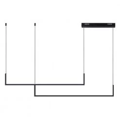 Boston 2- Light Black Integrated LED Chandelier with Wrought Iron Accents by Maxax 10 Boston 2- Light Black Integrated LED Chandelier with Wrought Iron Accents by Maxax -Maxax Elegant store black maxax chandeliers yx 18 c3 1000