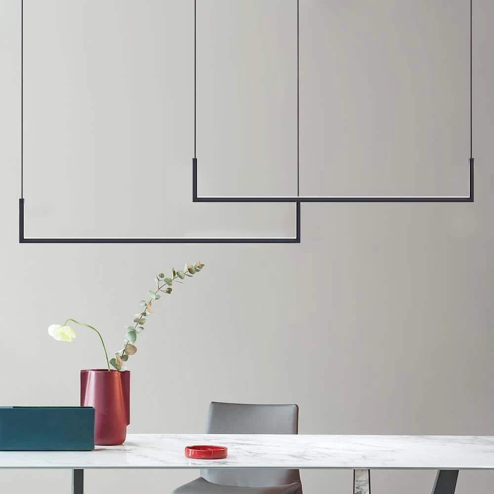 Boston 2- Light Black Integrated LED Chandelier with Wrought Iron Accents by Maxax 7 Boston 2- Light Black Integrated LED Chandelier with Wrought Iron Accents by Maxax - Image 7