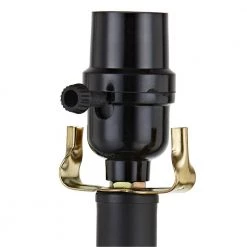 Chicago 59 in. Black Floor Lamp by Maxax -Maxax Elegant store black maxax floor lamps f105 bk 76 1000