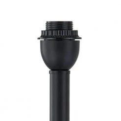 Oklahoma 59 in. Black Torchiere Floor Lamp with Crystal Shade by Maxax -Maxax Elegant store black maxax floor lamps f71 bk c3 1000