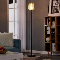 Olympia 70 in. Black Torchiere Floor Lamp With Glass Shade by Maxax -Maxax Elegant store black maxax floor lamps f72 bk fa 1000