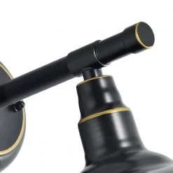 Topeka Hardwired Black Outdoor Barn Light Sconce (Set of 2) by Maxax -Maxax Elegant store black maxax outdoor sconces om28 2pk 4f 1000