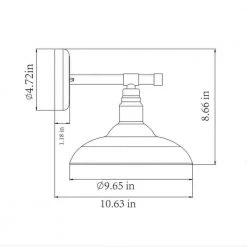 Topeka Hardwired Black Outdoor Barn Light Sconce (Set of 2) by Maxax -Maxax Elegant store black maxax outdoor sconces om28 2pk fa 1000