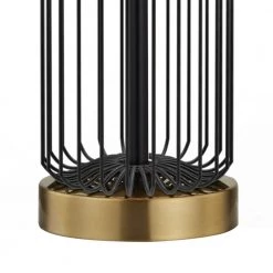 Chicago 28.57 in. Black Table Lamp Set (Set of 2) by Maxax -Maxax Elegant store black maxax table lamps t100 bk 44 1000