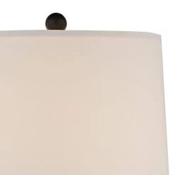 Chicago 28.57 in. Black Table Lamp Set (Set of 2) by Maxax -Maxax Elegant store black maxax table lamps t100 bk 76 1000