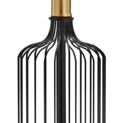 Chicago 28.57 in. Black Table Lamp Set (Set of 2) by Maxax -Maxax Elegant store black maxax table lamps t100 bk fa 1000