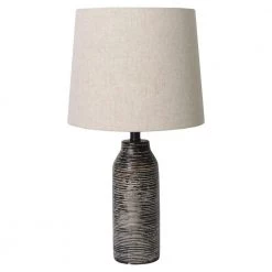 Dykstra 23 in. Black Table Lamp Set by Maxax