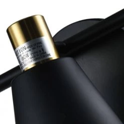 Houston 21.65 in. 3-Light Dimmable Black/Gold Vanity Light by Maxax -Maxax Elegant store black maxax vanity lighting d156 3b6 44 1000