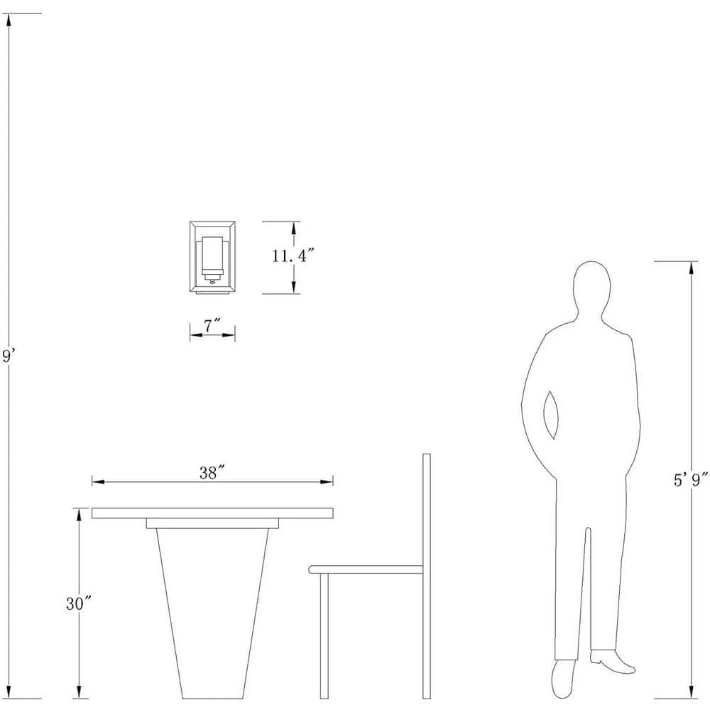 Houston 1-Light Black Dimmable Antique Armed Sconce With Glass Shade (Set of 2) by Maxax 6 Houston 1-Light Black Dimmable Antique Armed Sconce With Glass Shade (Set of 2) by Maxax - Image 6