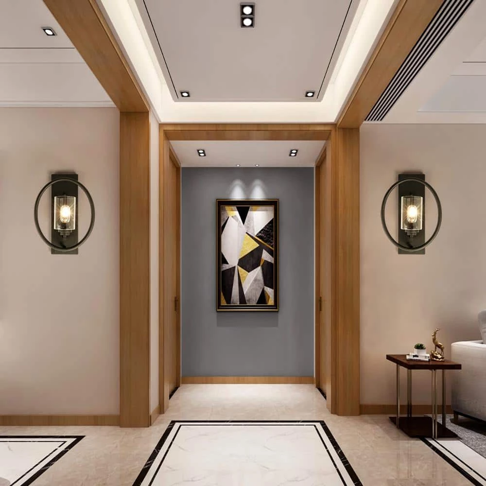 Houston 1-Light Black Dimmable Antique Candle Wall Light With Glass Shade (Set of 2) by Maxax 4 Houston 1-Light Black Dimmable Antique Candle Wall Light With Glass Shade (Set of 2) by Maxax - Image 4