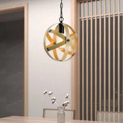 Frankfort 1 - Light Black/Natural Single Globe Pendant by Maxax -Maxax Elegant store black natural maxax chandeliers mx21017 1wd c3 1000