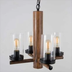 Nashville 4 -Light Candle Styleand Shaded Classic/Traditional Farmhouseand Country Style Chandelier by Maxax