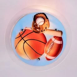 11.8 in. 3-Light Blue Simple Circle Semi Flush Mount with Glass Shade by Maxax -Maxax Elegant store blue maxax flush mount lights mx19075 3 c fa 1000