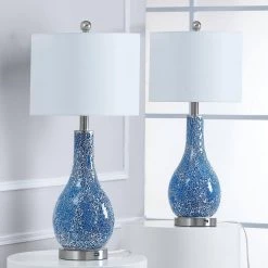 Denver 25.25 in. Table Lamp Set with USB (Set of 2) by Maxax 16 Denver 25.25 in. Table Lamp Set with USB (Set of 2) by Maxax -Maxax Elegant store blue maxax table lamps t104 bu 1f 1000