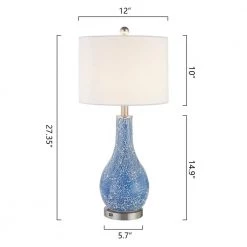 Denver 25.25 in. Table Lamp Set with USB (Set of 2) by Maxax 14 Denver 25.25 in. Table Lamp Set with USB (Set of 2) by Maxax -Maxax Elegant store blue maxax table lamps t104 bu c3 1000
