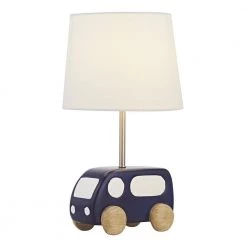 Abdikarim 16 '' Blue Bedside Table Lamp by Maxax