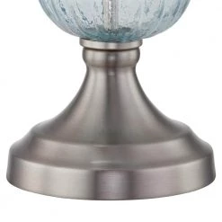 Montgomery 29 in. Blue Buffet Lamp Set with USB (Set of 2) by Maxax -Maxax Elegant store blue sand nickel maxax table lamps t59 bu 4f 1000