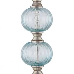 Montgomery 29 in. Blue Buffet Lamp Set with USB (Set of 2) by Maxax -Maxax Elegant store blue sand nickel maxax table lamps t59 bu c3 1000