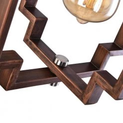 Hartford 1-Light Lantern Brass/Nickel Square/Rectangle Pendant with Wrought Iron Accents by Maxax -Maxax Elegant store brass nickel maxax chandeliers mx1920 p1 fa 1000