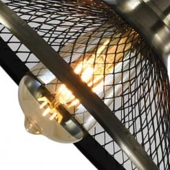 Frankfort 1-Light Black Warehouse Chandeliers Hanging Light with Metal Shade (3-Pack） by Maxax -Maxax Elegant store bronze maxax chandeliers d151 1b6 1f 1000