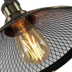 Frankfort 1-Light Black Warehouse Chandeliers Hanging Light with Metal Shade (3-Pack） by Maxax -Maxax Elegant store bronze maxax chandeliers d151 1b6 4f 1000