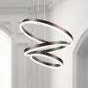 Carson 3-Light Integrated LED Brown Chandelier by Maxax