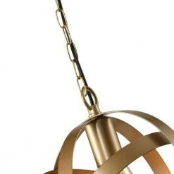 Frankfort 1 - Light SingleandKitchen Island Globe Champagne Gold Pendant With Wrought Iron Accents by Maxax -Maxax Elegant store champagne gold maxax chandeliers mx21016 1cp fa 1000