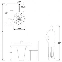 Phoenix 8 -Light Clear Sputnik Sphere Chandelier with Crystal Accents by Maxax -Maxax Elegant store chrome maxax chandeliers mx19055 8 p 1f 1000